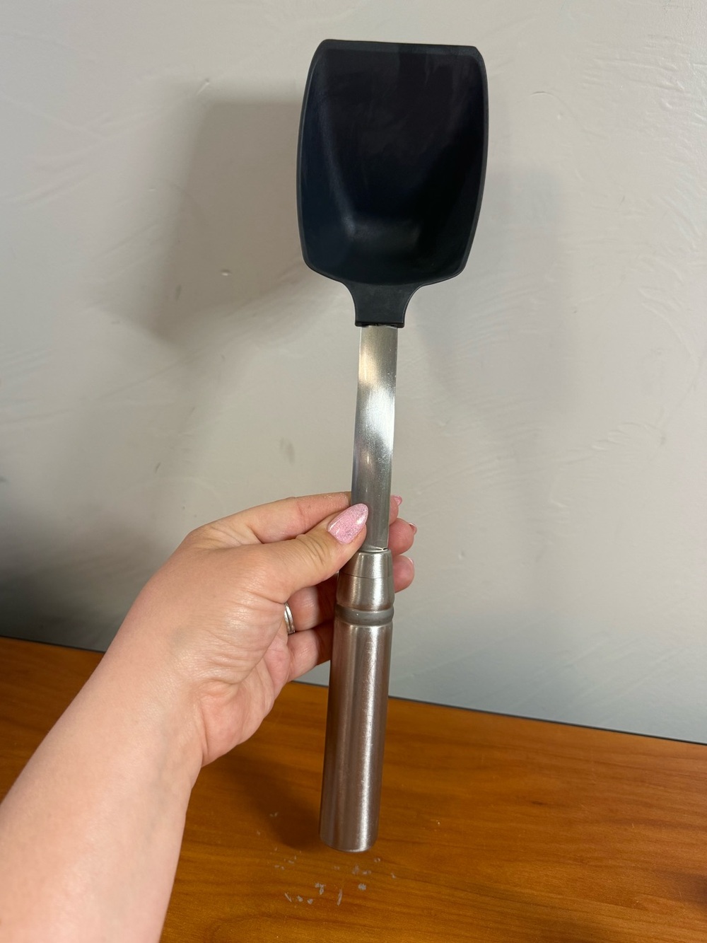 Pampered Chef Scoop and Serve Spatula Spoon with Metal Handle 100687 Retired